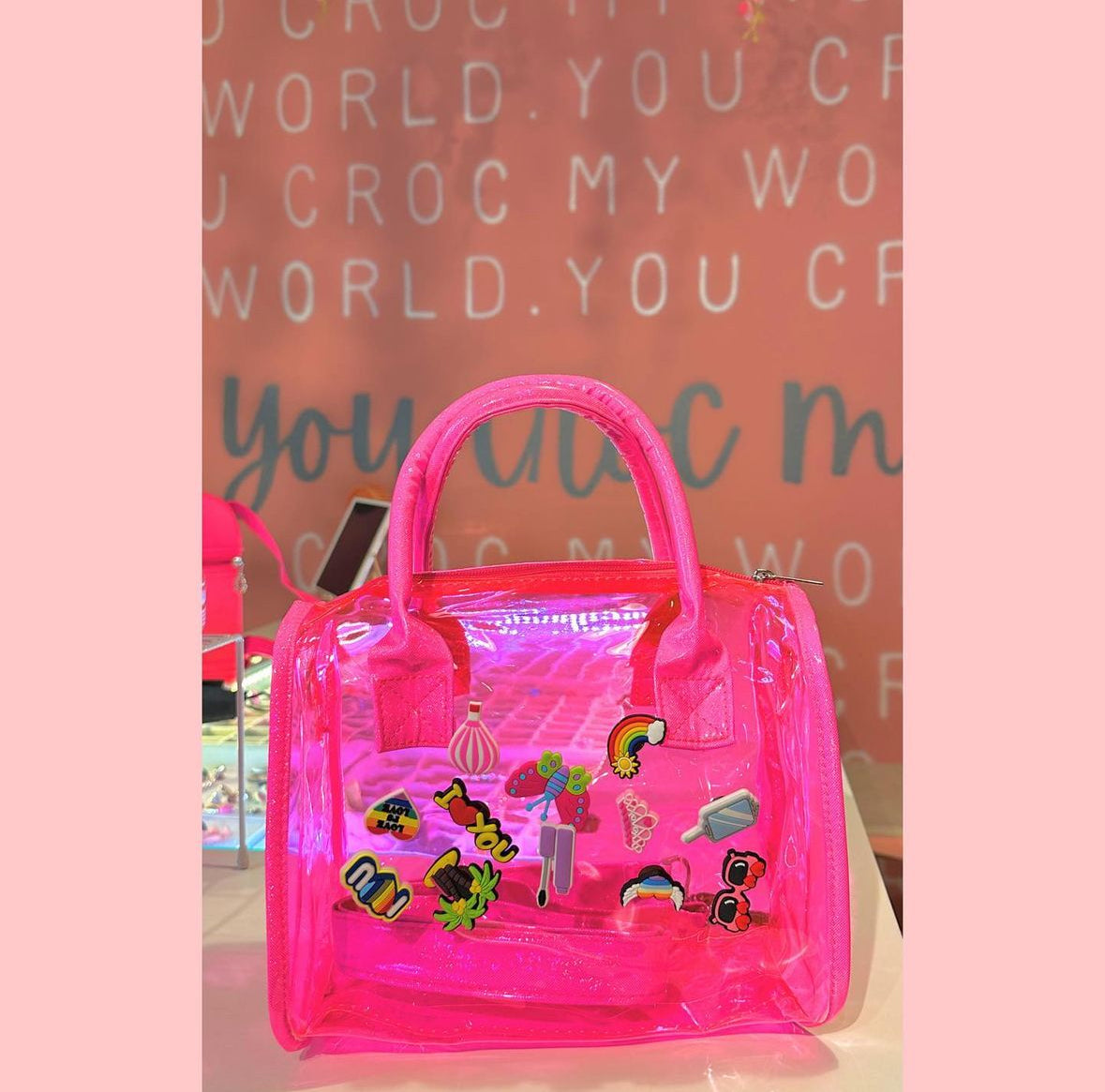 Barbie Vinyl Holographic Transparent Crossbody store / Handbag